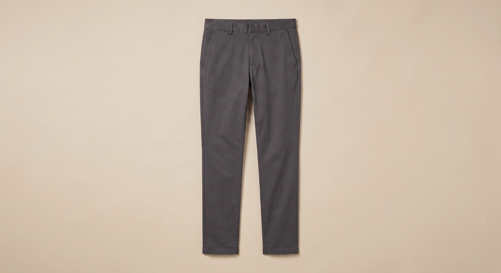 Charcoal chino